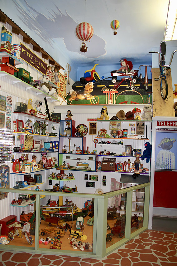 old toys antiques and phones