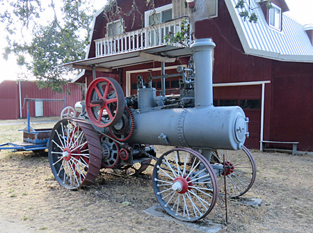 antique tractor